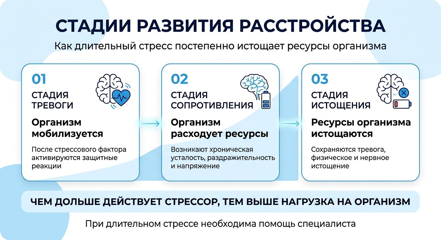 Лечение стресса в Луховицах инфографика